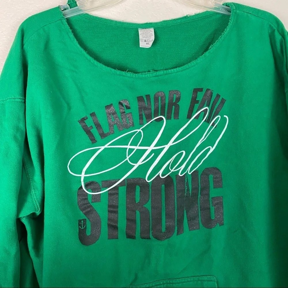 Flag Nor Fail Strong Sweatshirt Gym Wear Size XL